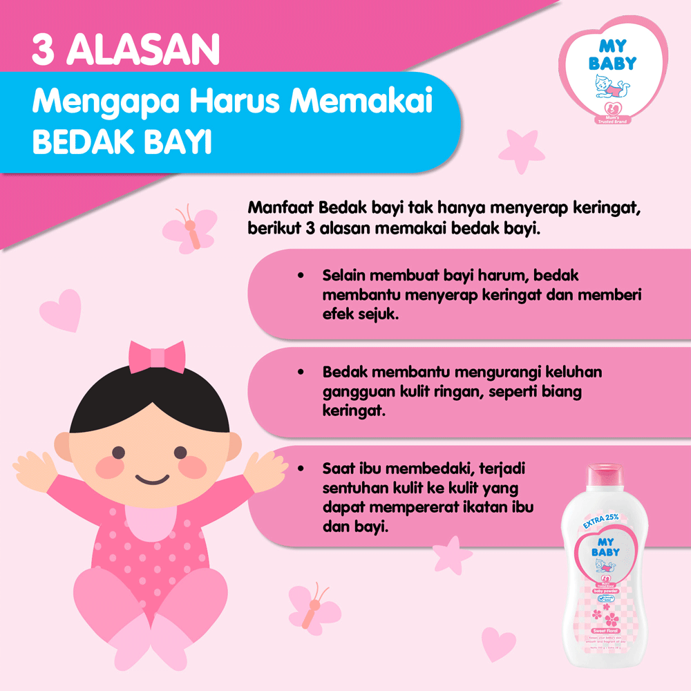 3 Alasan Mengapa Harus Memakai Bedak Bayi
