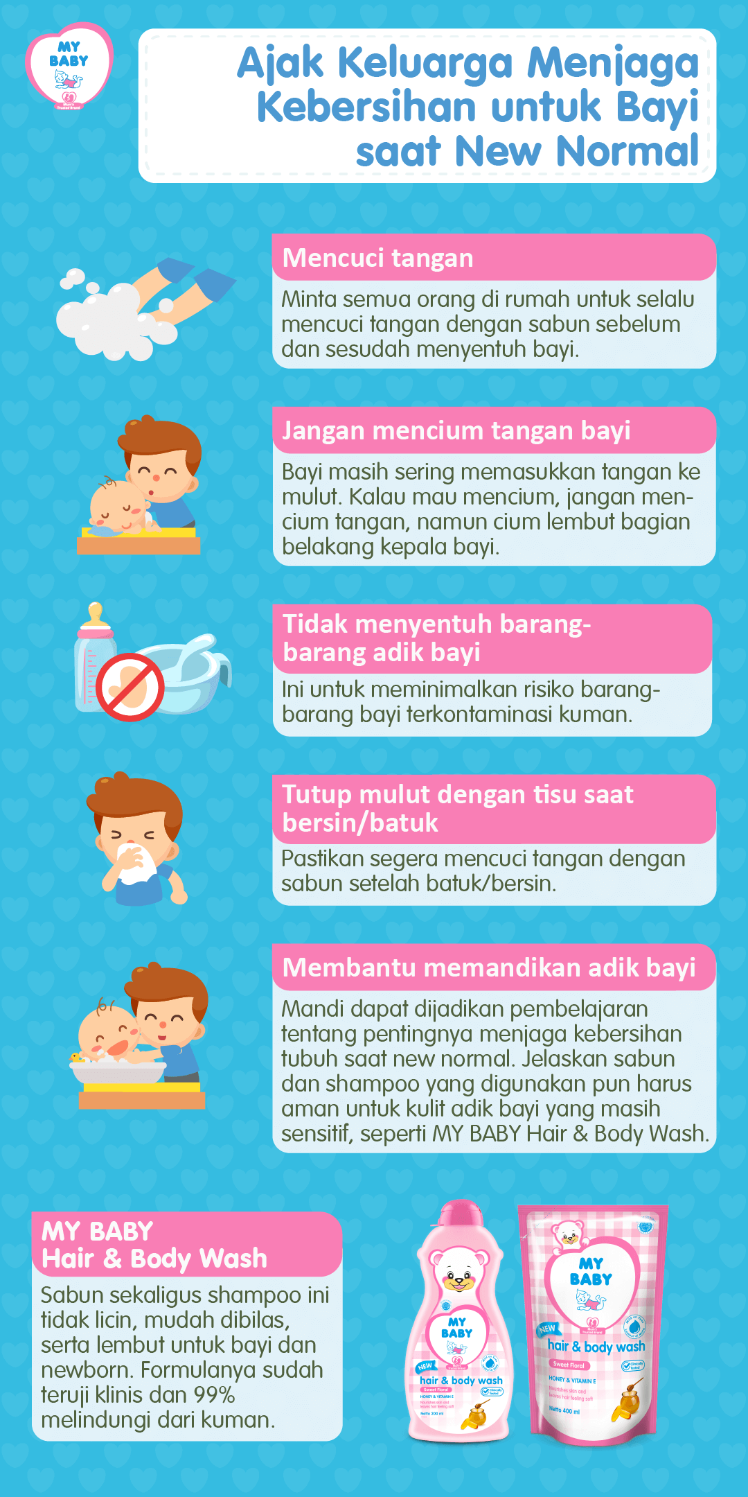 Sekeluarga Paham Perawatan Kebersihan Bayi saat New Normal