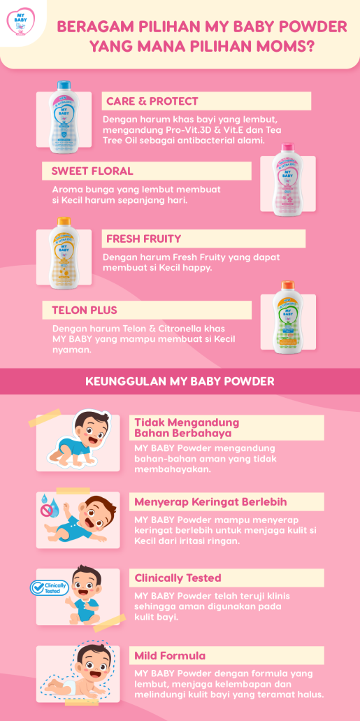 Beragam Pilihan MY BABY Powder Yang Mana Pilihan Moms?