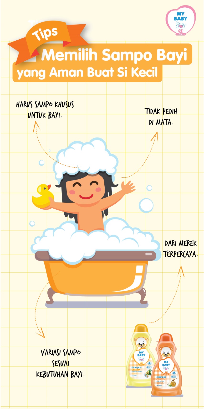 Tips Memilih Sampo Bayi Yang Aman Buat Si Kecil