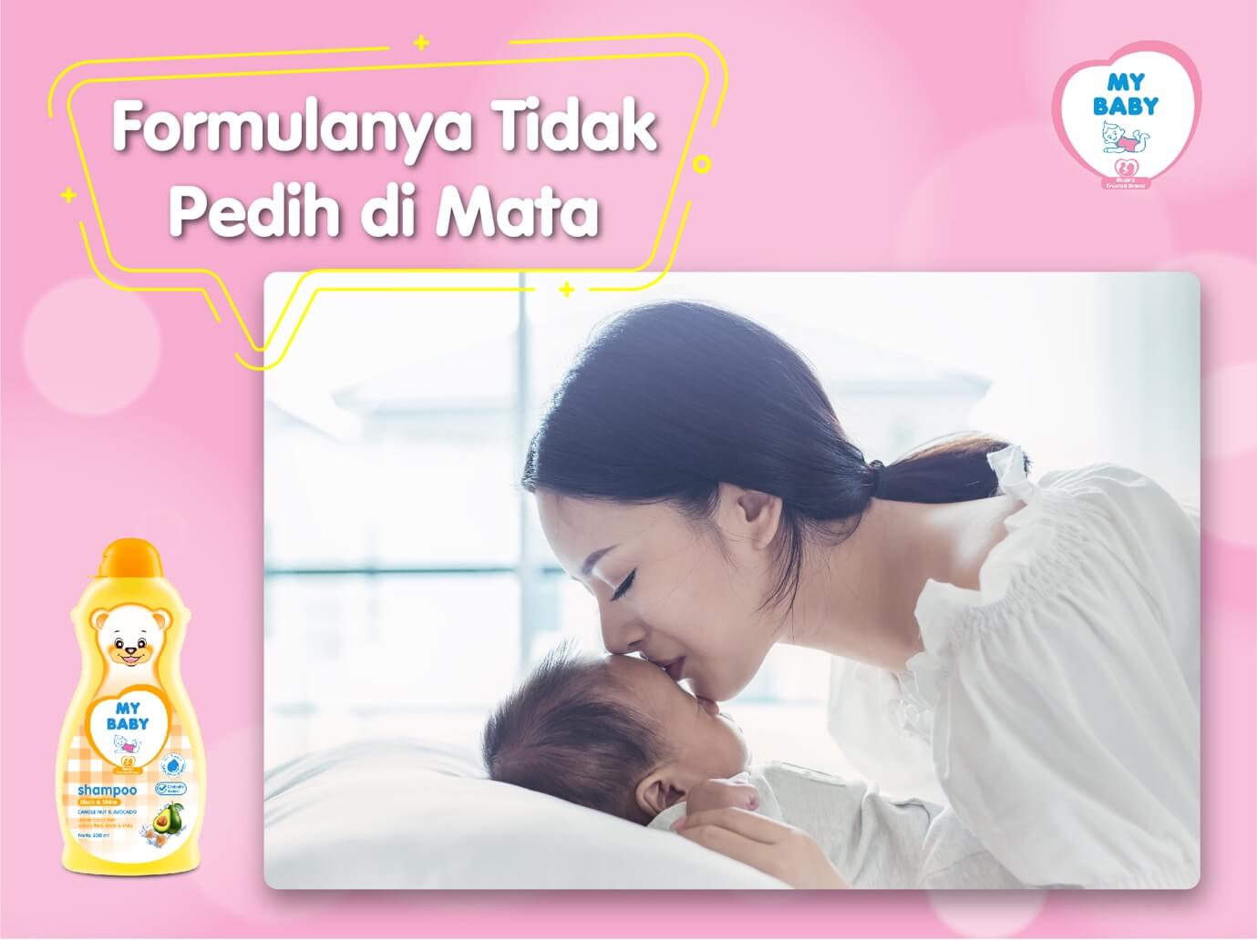 MYBABY - 3 Alasan Keramas Harus Gunakan Shampoo Bayi MY BABY