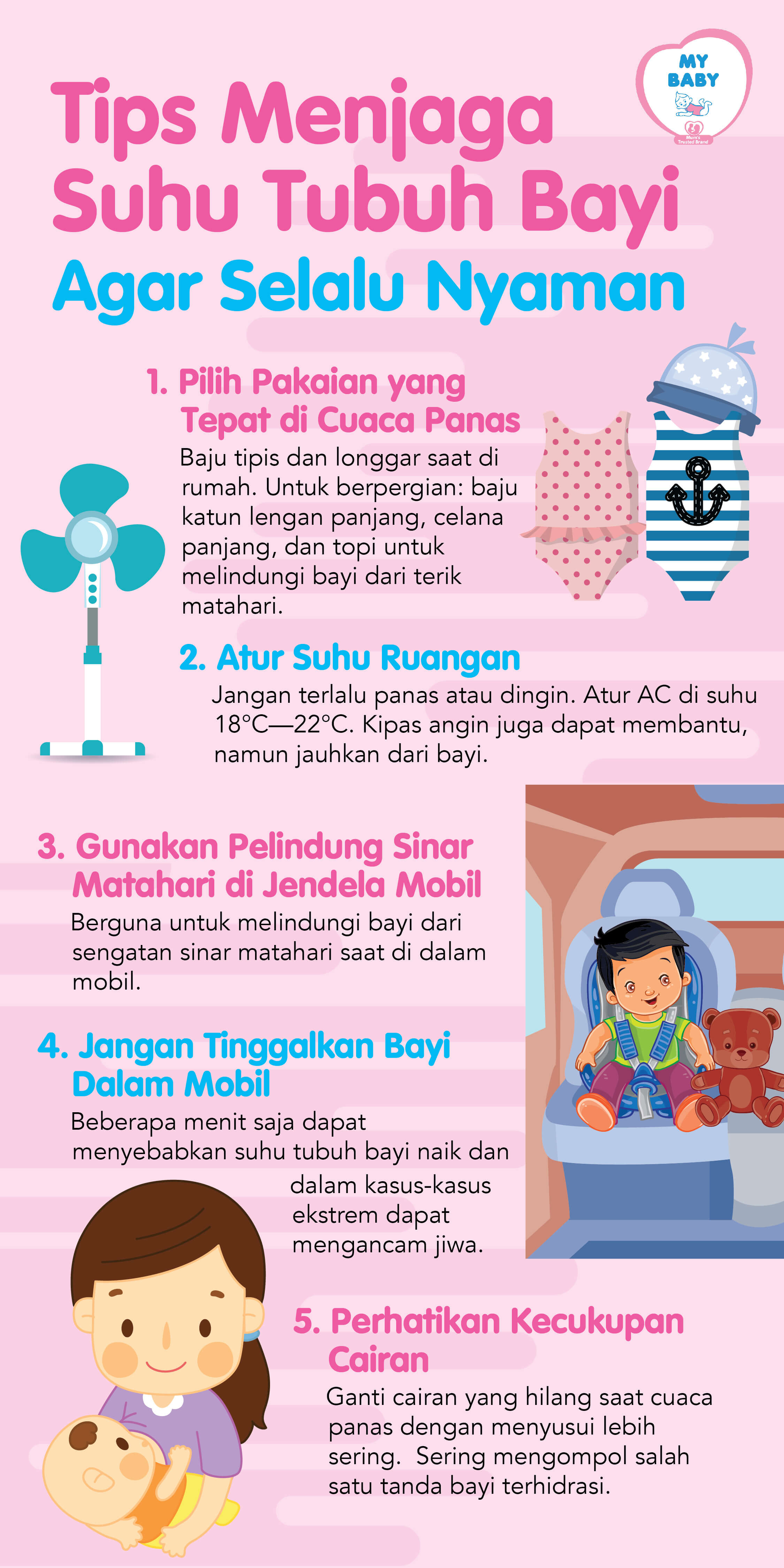 Tips Menjaga Suhu Tubuh Bayi Agar Selalu Nyaman