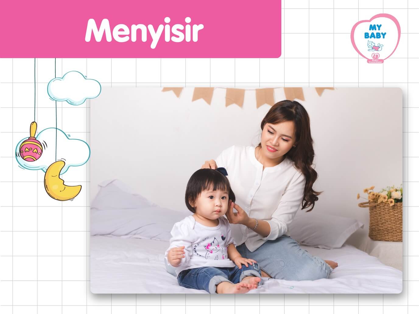 MyBABY - 4 Cara Melebatkan Rambut Bayi Secara Alami