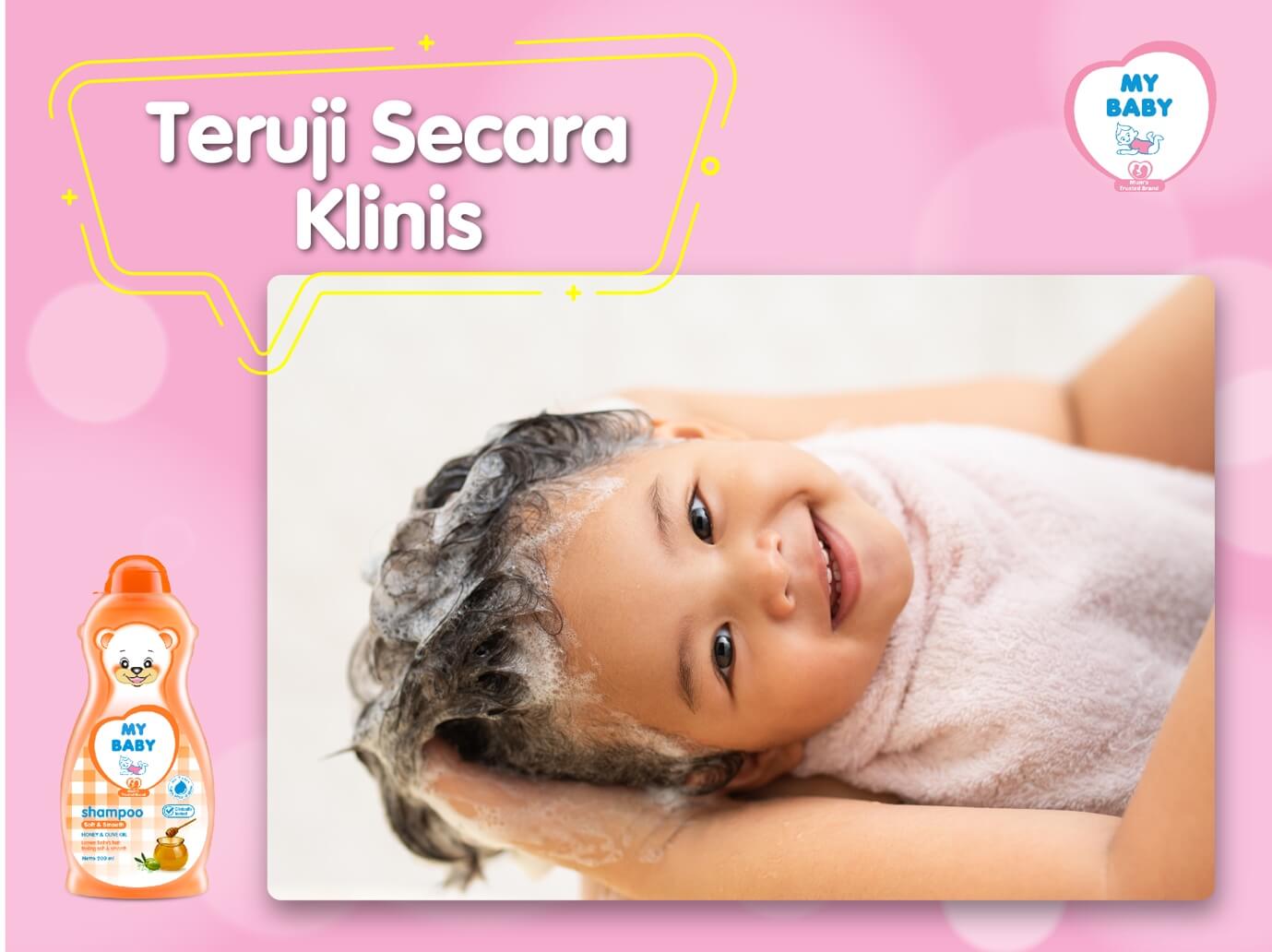 MYBABY - 3 Alasan Keramas Harus Gunakan Shampoo Bayi MY BABY